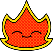 comic book style cartoon of a fire png