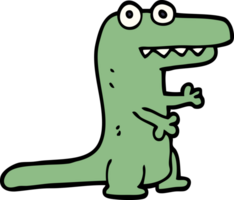 cartoon doodle crocodile png