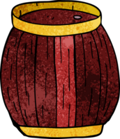 cartoon doodle of a barrel png