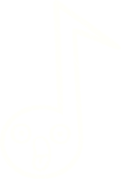 muzieknoot krijt tekening png