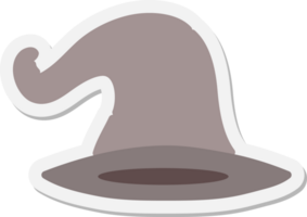 viejo sombrero de mago pegatina png