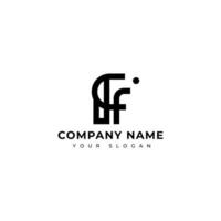 Modern Letter ff logo vector design template