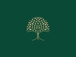 Logo Template for Business and Company with Oak Tree vector