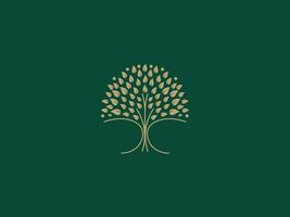 Logo Template for Business and Company with Oak Tree vector