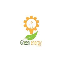 Clean Energy  Eco green leaf vector illustration