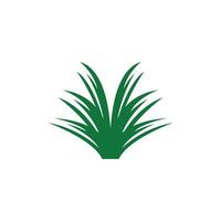 Nature grass icon and symbol vector template