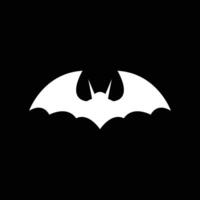 Bat wing silhouette icon and symbol vector template illustration