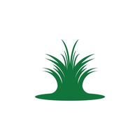 Nature grass icon and symbol vector template
