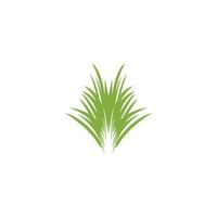 Nature grass icon and symbol vector template