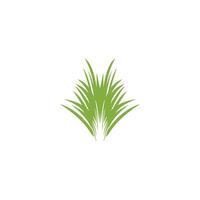 Nature grass icon and symbol vector template