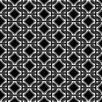 Black And White Geometric Squared Diamond Circular Stripes Pattern Background vector