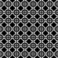 Black And White Geometric Square Block Circular Stripes Pattern Background vector