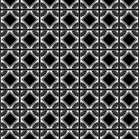 Black And White Geometric Square Block Circular Stripes Pattern Background vector