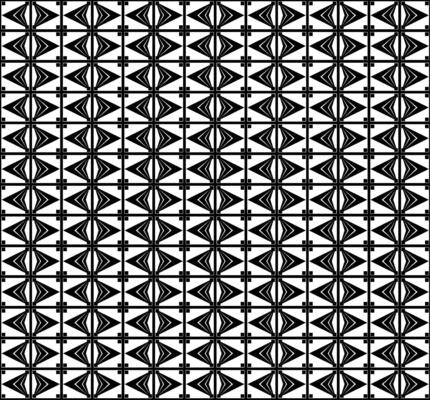 Black And White Geometric Arrowhead Pattern Background