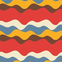 Multicolored Horizontal Wavy Ripple Pattern Background vector