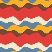 Multicolored Horizontal Wavy Ripple Pattern Background vector