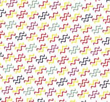 Memphis Style Wavy Lines Pattern Background vector