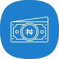 Namecoin Line Curve Icon vector