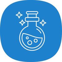 Potion Line Curve Icon vector
