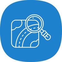 Find Line Curve Icon vector