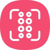 Reorder dots vertical Line Curve Icon vector