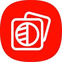 Image shadows Line Curve Icon vector