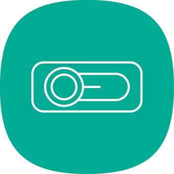 Switch Line Curve Icon vector