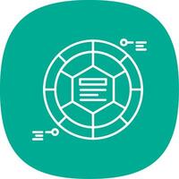 Infographic elements Line Curve Icon vector