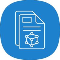 3d Line Curve Icon vector