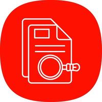 Help Line Curve Icon vector