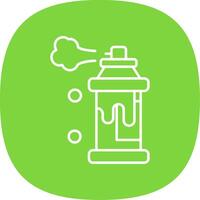 Spray Line Curve Icon vector