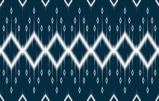 Geometric ethnic oriental ikat pattern traditional Design vector
