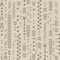 Seamless pattern with arrows and geometric shapes - circles, monochrome colors, grey colors. Suits as fabric print, background, wallpaper, all parts are editable. vector
