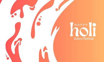 stylish happy holi colorful festival banner design vector