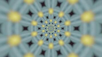 Mandala 3d Kaleidoskop nahtlos Schleife psychedelisch trippy futuristisch traditionell Tunnel Muster zum Bewusstsein Meditation Hintergrund Video entspannend ethnisch bunt Muster Chakra Kundalini Yoga