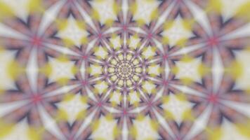 Mandala 3D Kaleidoscope seamless loop Psychedelic Trippy Futuristic Traditional Tunnel Pattern for Consciousness Meditation Background Video Relaxing Ethnic Colorful pattern Chakra Kundalini Yoga