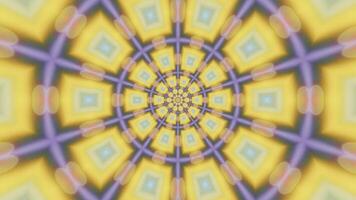 Mandala 3D Kaleidoscope seamless loop Psychedelic Trippy Futuristic Traditional Tunnel Pattern for Consciousness Meditation Background Video Relaxing Ethnic Colorful pattern Chakra Kundalini Yoga