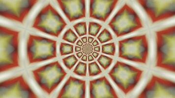 Mandala 3D Kaleidoscope seamless loop Psychedelic Trippy Futuristic Traditional Tunnel Pattern for Consciousness Meditation Background Video Relaxing Ethnic Colorful pattern Chakra Kundalini Yoga
