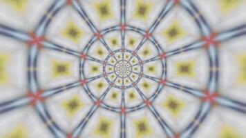 Mandala 3D Kaleidoscope seamless loop Psychedelic Trippy Futuristic Traditional Tunnel Pattern for Consciousness Meditation Background Video Relaxing Ethnic Colorful pattern Chakra Kundalini Yoga