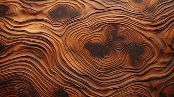 ai generado ahondar dentro el orgánico calor de un de madera cortar textura. ai generado foto