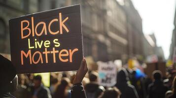 AI generated Concerned Activist Holds Climate Action Sign in Crowded City Square Rally photo