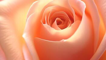 ai generado romántico flor florecer simboliza amor y elegancia generado por ai foto