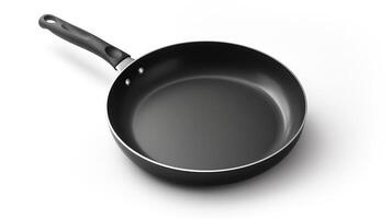 AI generated Frying pan isolated on a white background. photo