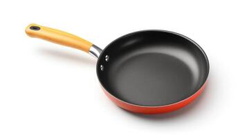 AI generated Frying pan isolated on a white background. photo