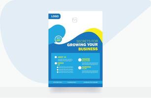 Business flyer design vector