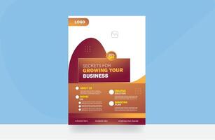 Business flyer design vector