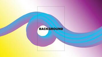 Modern abstract fluid background. vector