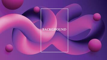 Modern abstract fluid background. vector