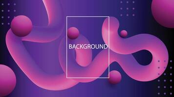 Modern abstract fluid background. vector