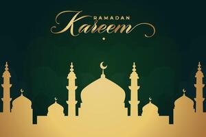 eid al fitr, ramadhan decorativo saludo tarjeta vector